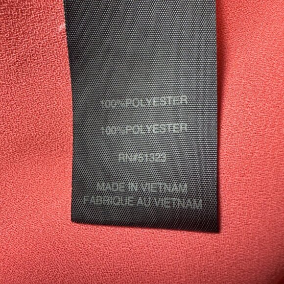 Cynthia Steffe Tank Top, sleevless Blouse, V neck, flowy, orange/ Coral - Picture 9 of 10